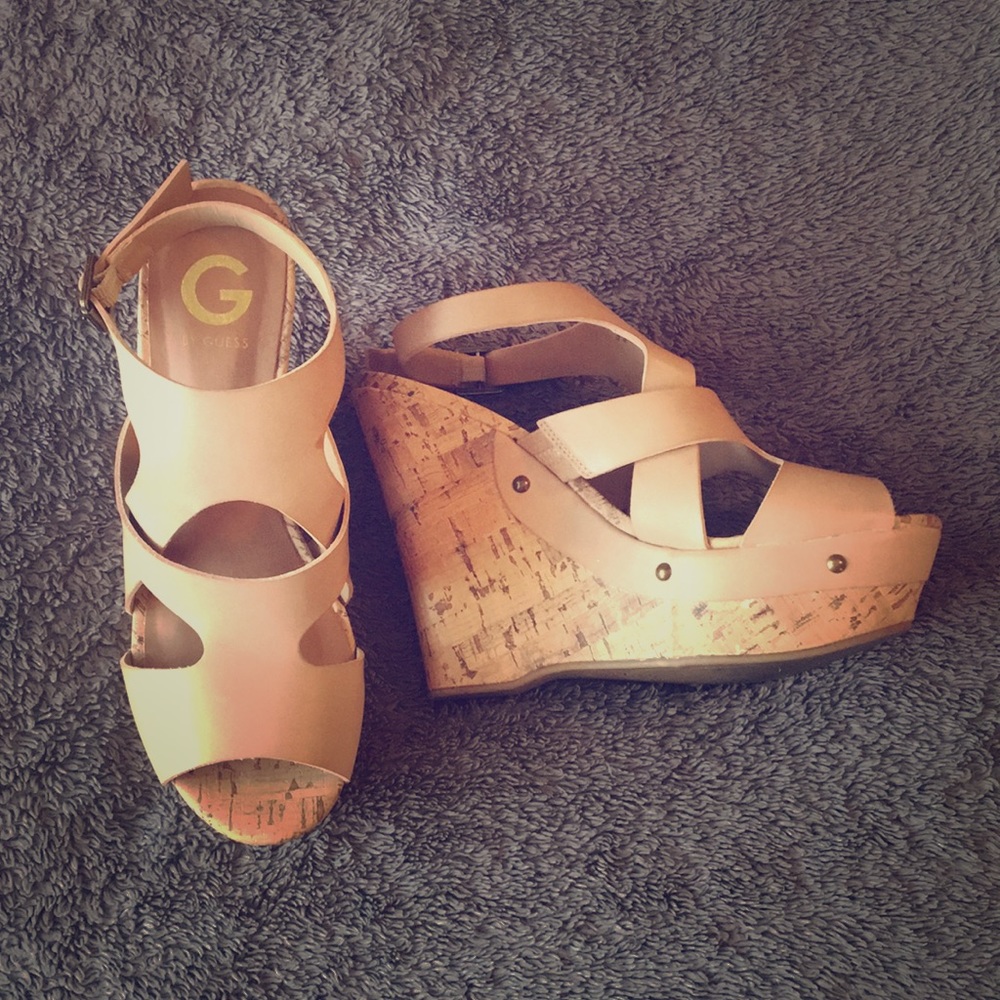 G by Guess Neutral Wedge Heels